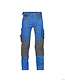 DASSY® Dynax stretch werkbroek met kniezakken Kleur: azuurblauw/antracietgrijs (6846), Maat: NL: 60 / BE: 56