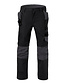 Havep attitude werkbroek 80230 toolzakken Kleur: zwart / charcoal grijs (CDK), Maat: 50