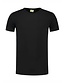 Stretch T-shirt katoen LEM1269 Kleur: Zwart, Maat: M