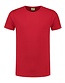 Stretch T-shirt katoen LEM1269 Kleur: Rood, Maat: XXL