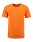 T-shirt heren 100% katoen 180 gram LEM1111 Kleur: Oranje, Maat: 3XL