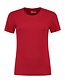 T-Shirt dames 100% Katoen 180 Gram LEM1112 Kleur: Rood, Maat: XXL