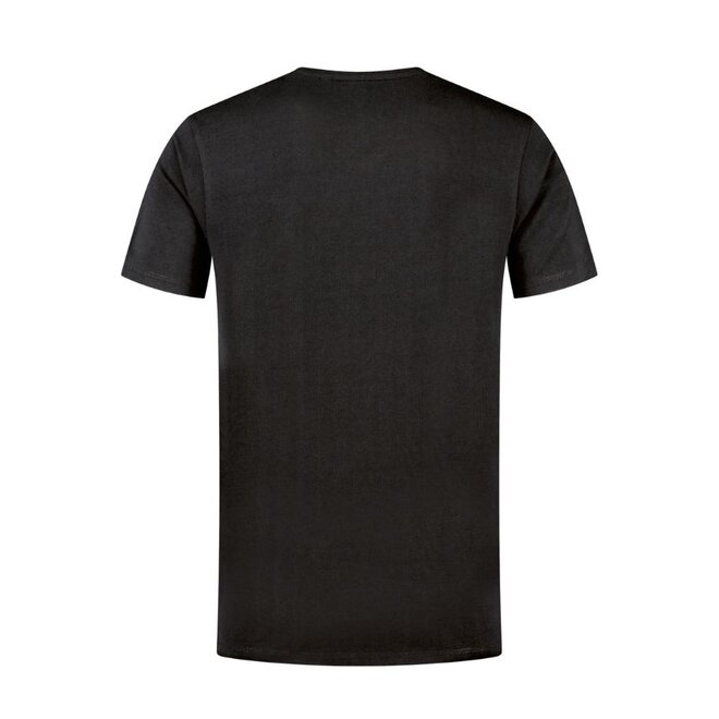 Stretch T-shirt V-hals heren lang LEM1135