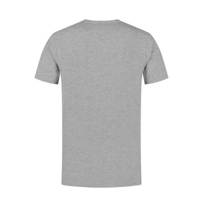 Stretch T-shirt V-hals heren lang LEM1135