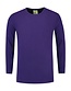 Stretch T-shirt lange mouwen Kleur: Paars, Maat: M