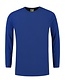 Stretch T-shirt lange mouwen Kleur: Koningsblauw, Maat: XL