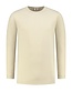 Stretch T-shirt lange mouwen Kleur: Zand, Maat: M