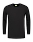 Stretch T-shirt lange mouwen Kleur: Zwart, Maat: M