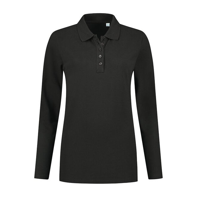 Dames poloshirt lange mouw Lemon&Soda