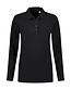 Dames poloshirt lange mouw Lemon&Soda Kleur: Zwart, Maat: M