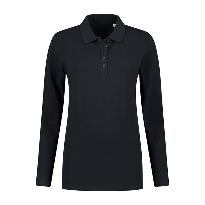 Dames poloshirt lange mouw Lemon&Soda