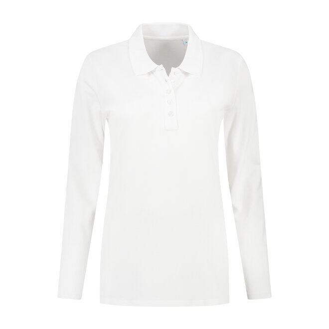 Dames poloshirt lange mouw Lemon&Soda