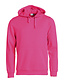 Basic hoody Clique Kleur: Helder kersen (300), Maat: S