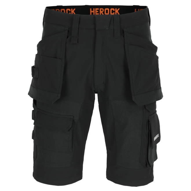 HEROCK® Spoki Korte Werkbroek Stretch en gereedschapszakken