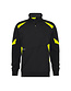 DASSY® Aratu sweater Kleur: zwart/fluogeel (6790)	, Maat: S