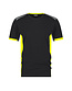 DASSY® Tampico T-shirt Kleur: zwart/fluogeel (6790)	, Maat: XS