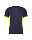 DASSY® Tampico T-shirt Kleur: nachtblauw/fluogeel (6895), Maat: S