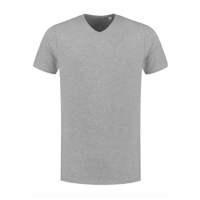 Extra lang stretch T-shirt met V-hals