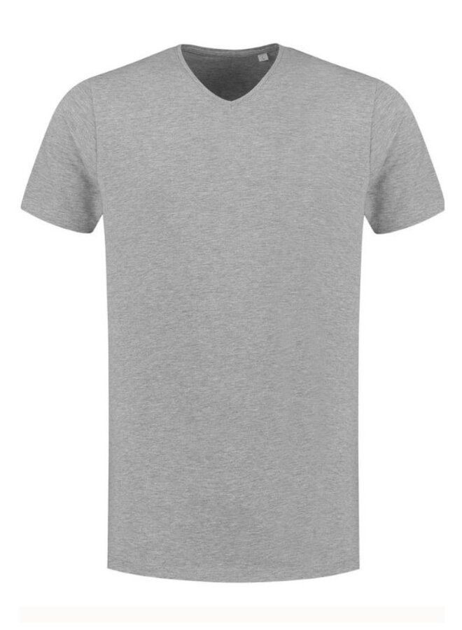 Extra lang stretch T shirt met V hals Werkkleding