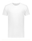 Extra lang stretch T-shirt ronde hals Kleur: Wit, Maat: S