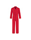 Overall polyester/katoen huismerk Kleur: rood, Maat: 46