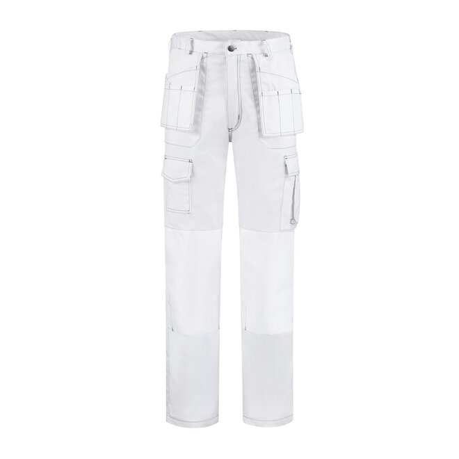 Werkbroek polyester/katoen met knie- en toolzakken