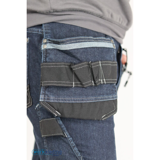 DASSY® Melbourne stretch werkspijkerbroek met toolzakken en kniezakken