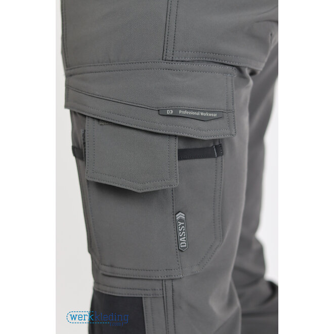 DASSY® Matrix stretch werkbroek met toolzakken en kniezakken