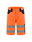 High Visibility korte werkbroek RWS Kleur: fluo oranje, Maat: 44