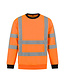 High Visibility sweater RWS Kleur: fluo oranje, Maat: L