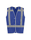 High Visibility veiligheidshesje RWS Kleur: korenblauw, Maat: S/M