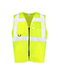 High Visibility veiligheidshesje met rits RWS Kleur: fluo geel, Maat: L/XL