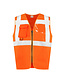 High Visibility veiligheidshesje met rits RWS Kleur: fluo oranje, Maat: L/XL