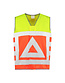Verkeersregelaar veiligheidshesje rits RWS Kleur: fluo geel/fluo oranje, Maat: L/XL