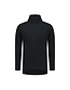 Thermoshirt col en lange mouw Kleur: zwart, Maat: 3XL