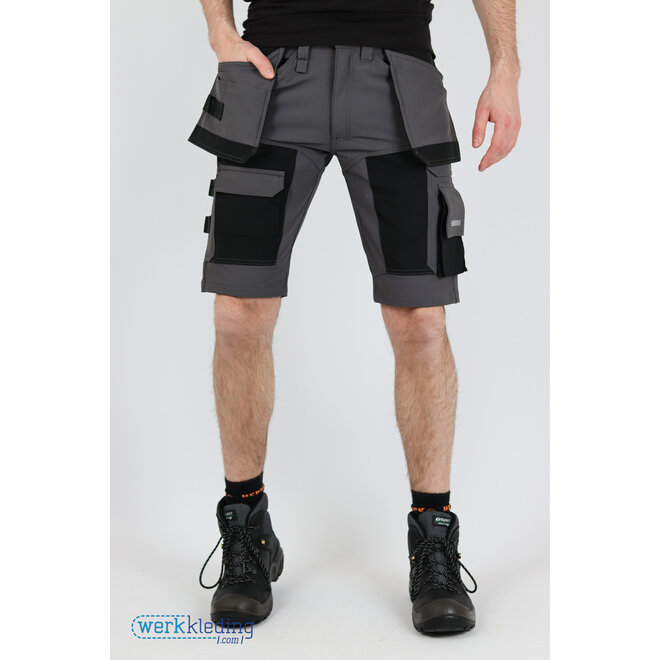 HEROCK® Spoki Korte Werkbroek Stretch en gereedschapszakken