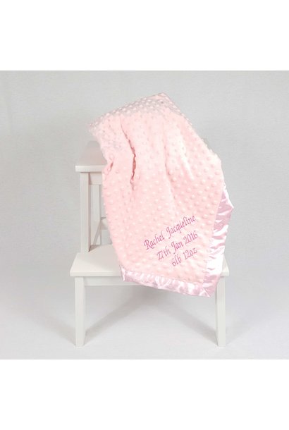 pink dimple blanket
