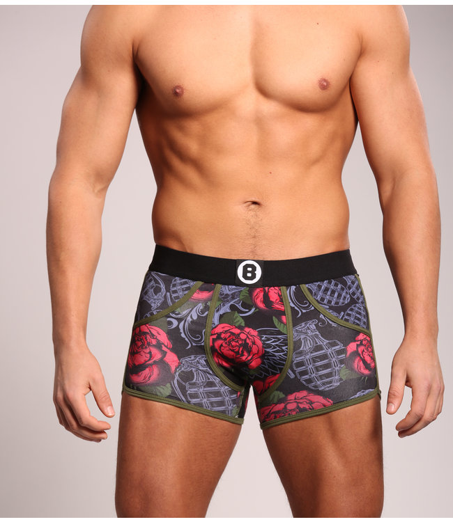 Heren Boxershort met print |Roses | Katoen