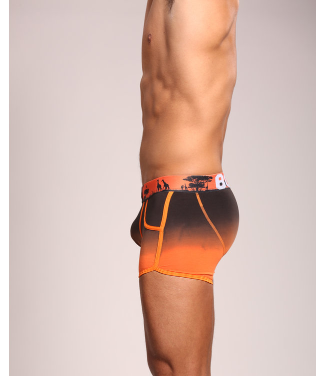 Men's Boxer Shorts | Orange | Giraffe