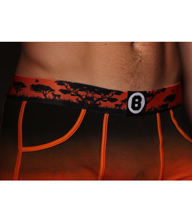 Men's Boxer Shorts | Orange | Giraffe