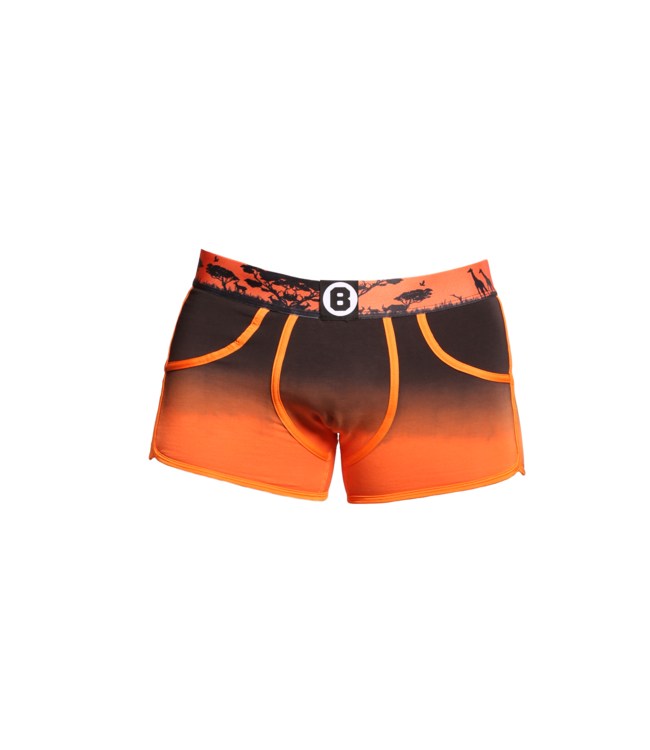 Herren-Boxershorts | Orange | Giraffe