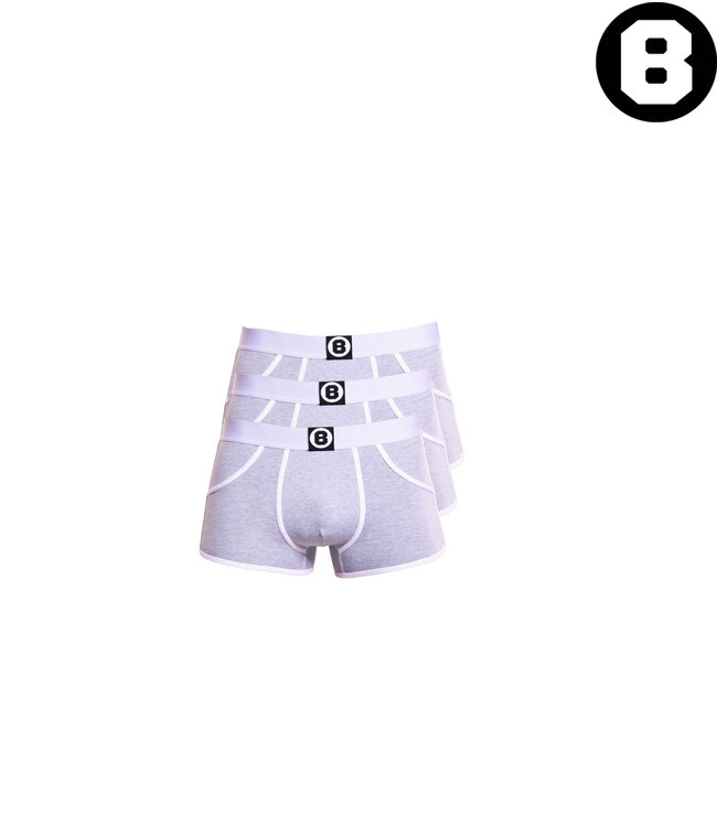 Men's Boxer Shorts |  Marl Gray | Multipack 3 pcs