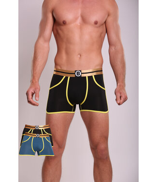 Heren Boxershort | Bolas Bamboo | Black & Blue Boxershort | Multipack 2st