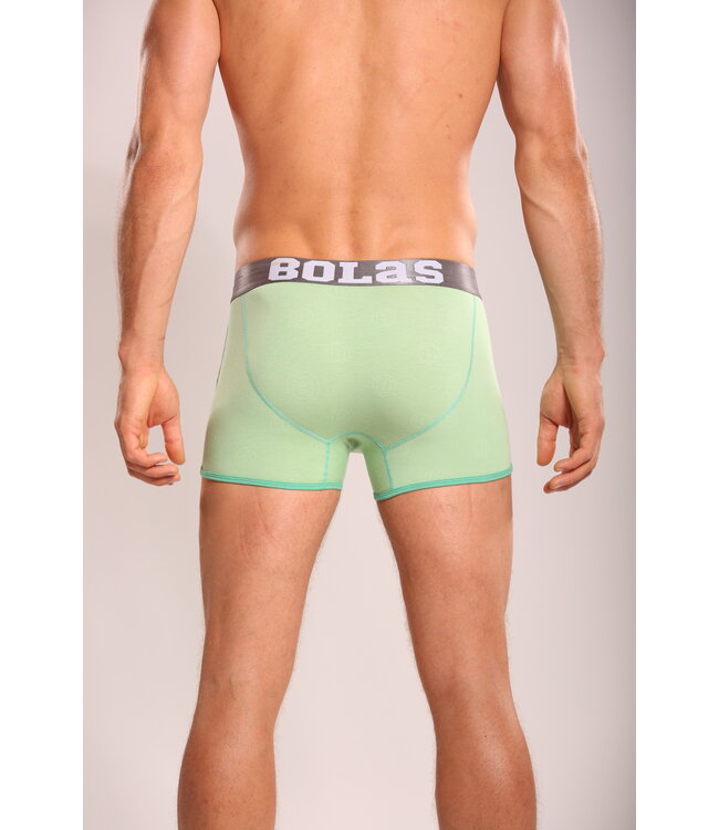 Heren Boxershort Bolas Lime Green & Light Blue Multipack 2st