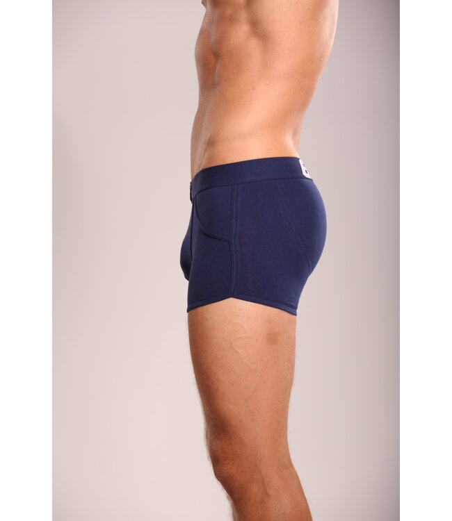 Heren Boxershort | Effen | Navy Blue Multipack 2st  | Katoen