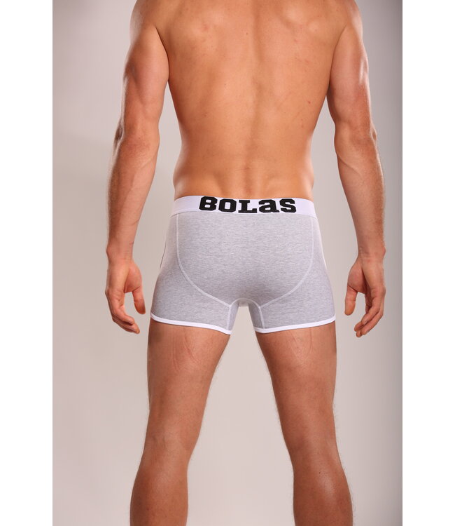Heren Boxershort | Effen | Marl Grey | Multipack 2st | Katoen