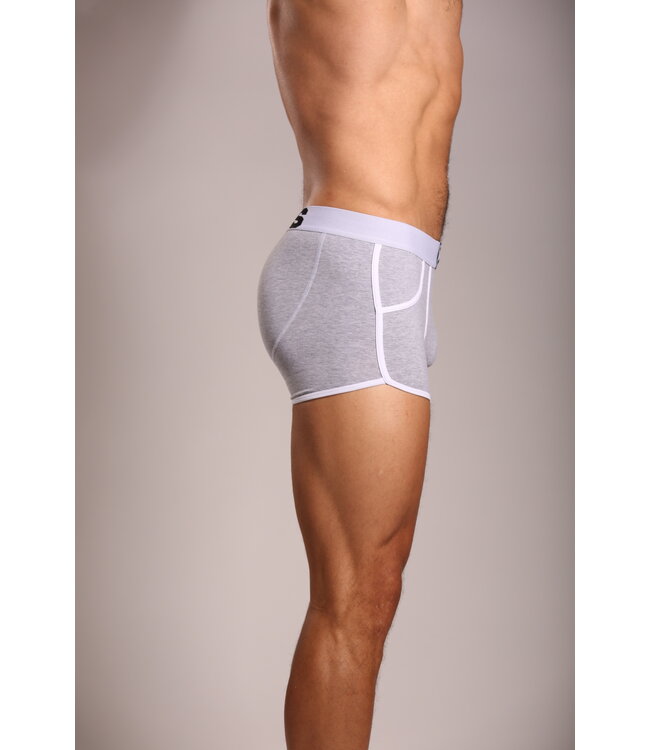 Heren Boxershort | Effen | Marl Grey | Multipack 3st | Katoen