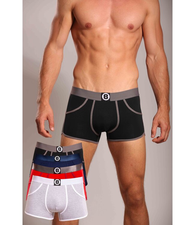 Herren-Boxershorts | Bolas Unterwäsche |Multipack 4 Stück | Basiskollektion
