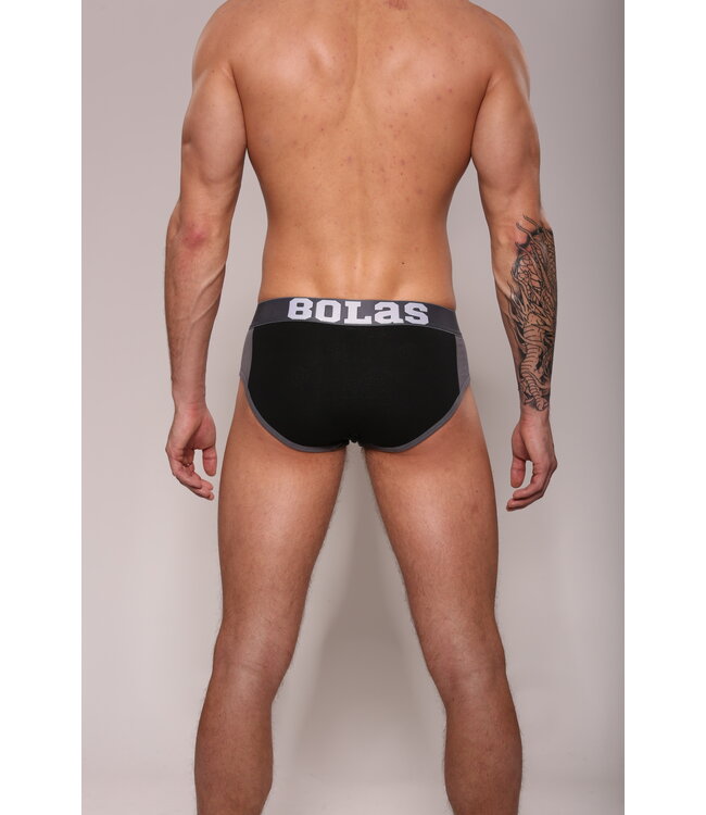 Heren slip | Effen | Katoen | Black |