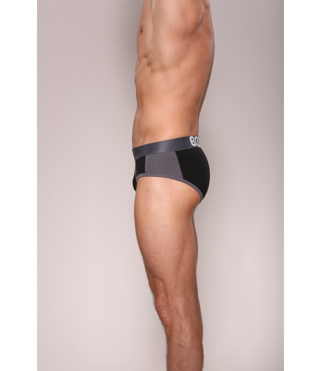 Heren slip | Effen | Katoen | Black |